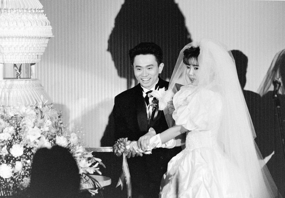 1989年、小川菜摘と結婚