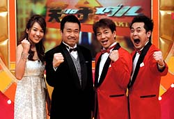 2004年から2007年、お笑い番組「笑いの金メダル」で共演した2人