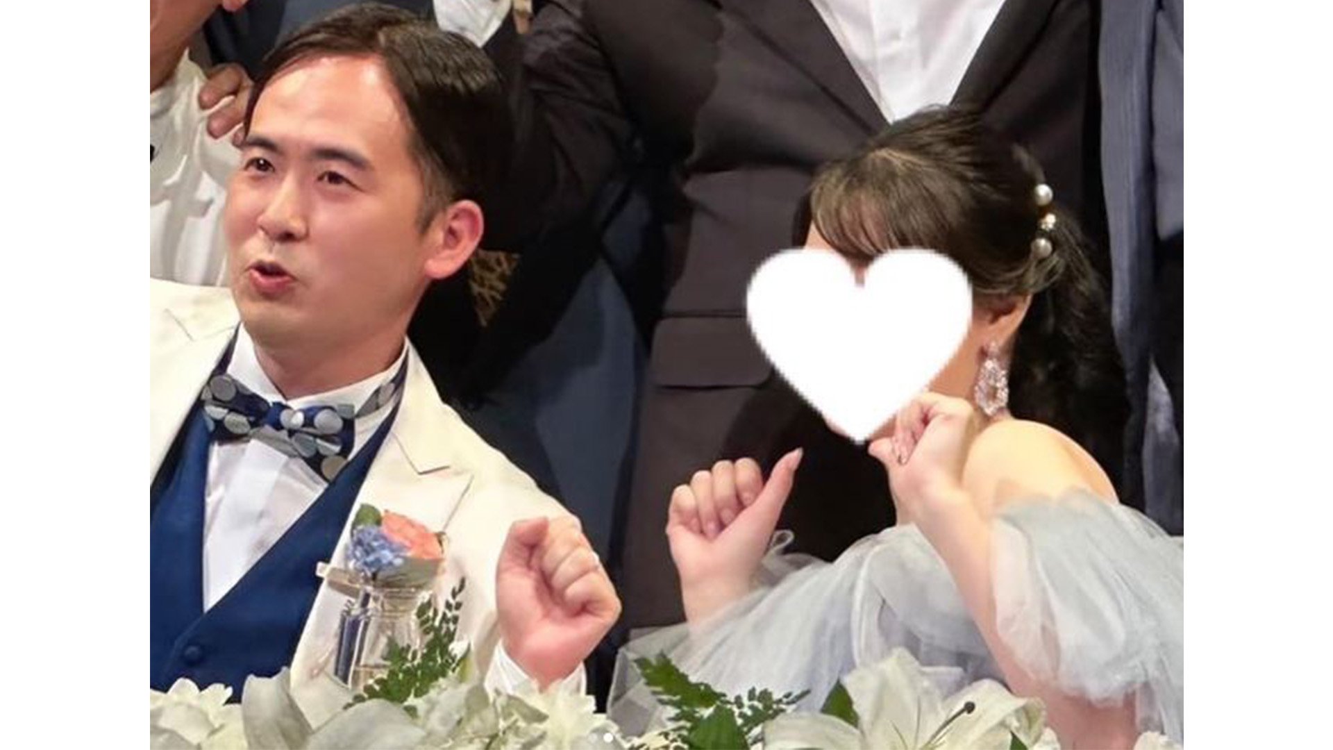 【結婚式】トレンディエンジェル・斎藤司さん(44) 頭皮にフサフサのお色直し「これからも妻は僕の人生の主役です」 | TBS NEWS DIG
