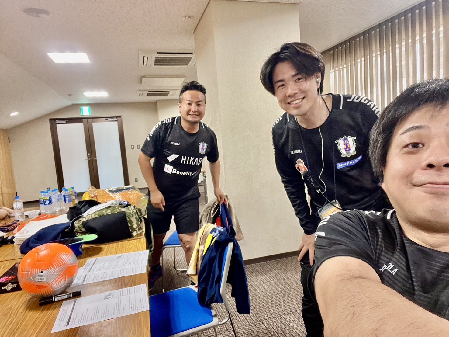 サッカー教室も開催