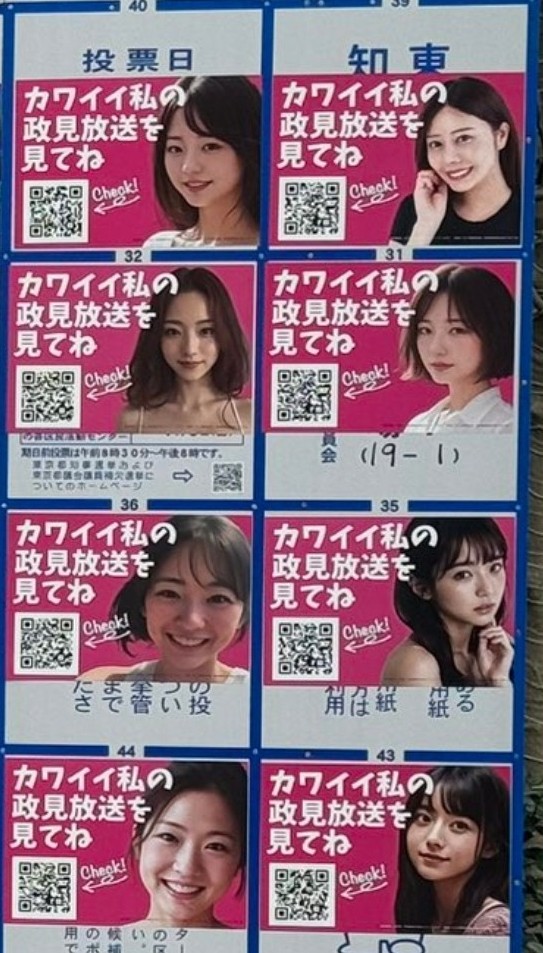 内野愛里は偽物のポスターが話題に